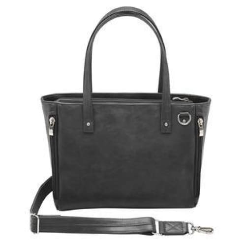 NEW Washable Traditional Leather Tote with Built-In Wallet - Tote