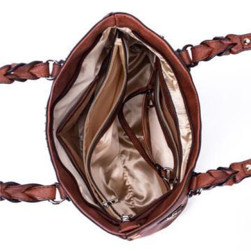 Riley Scoop Top Conceal Carry Tote Handbag - NEW - Hiding Hilda, LLC