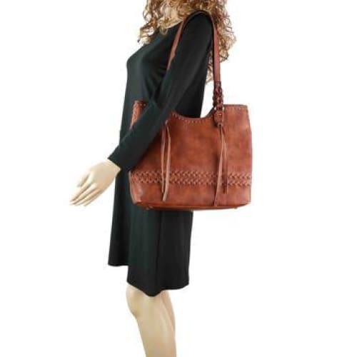 Riley Scoop Top Conceal Carry Tote Handbag - NEW - Hiding Hilda, LLC