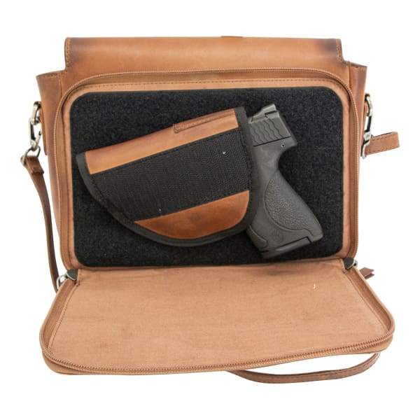 S & W Leather NEW Dynamic Leather Concealed Carry Crossbody Purse - Hiding Hilda, LLC