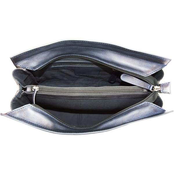 S & W Leather NEW Structured Over the Shoulder Leather Conceal Carry Handbag - Hiding Hilda, LLC