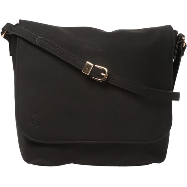 Sierra Flap Shoulder Bag - Black