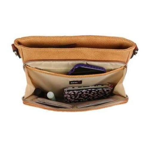 Crossbody purse with wallet on sale organizer