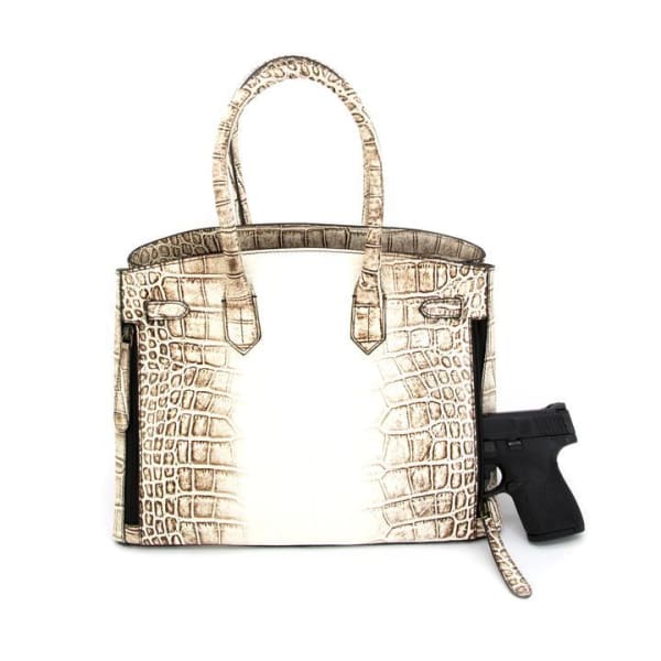 Smith & Wesson Leather Croc Concealed Carry Handbag - Coming Soon! - Handbag & Wallet Accessories