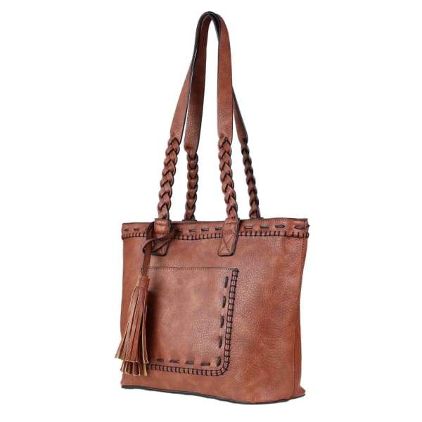 Sofia Stitch Accent Conceal Carry Tote - Handbag & Wallet Accessories