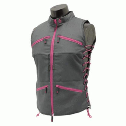 UTG - Female Huntress Vest - Gray and Pink - Hiding Hilda, LLC